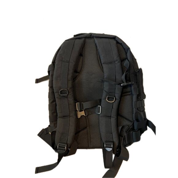 Highland Tactical Black Backpack Large - Picture 2 of 5